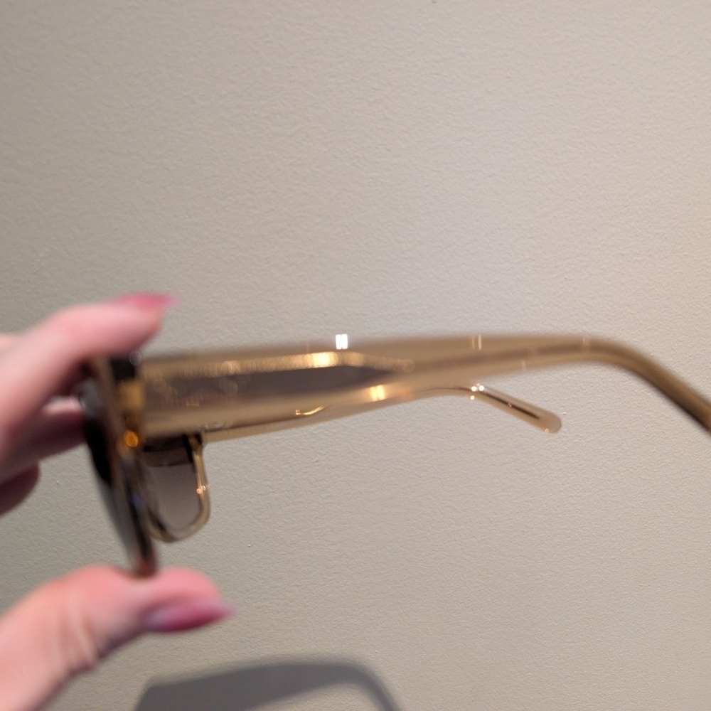 Burberry Women's Brown Gold Sunglasses - Picture 8 of 16